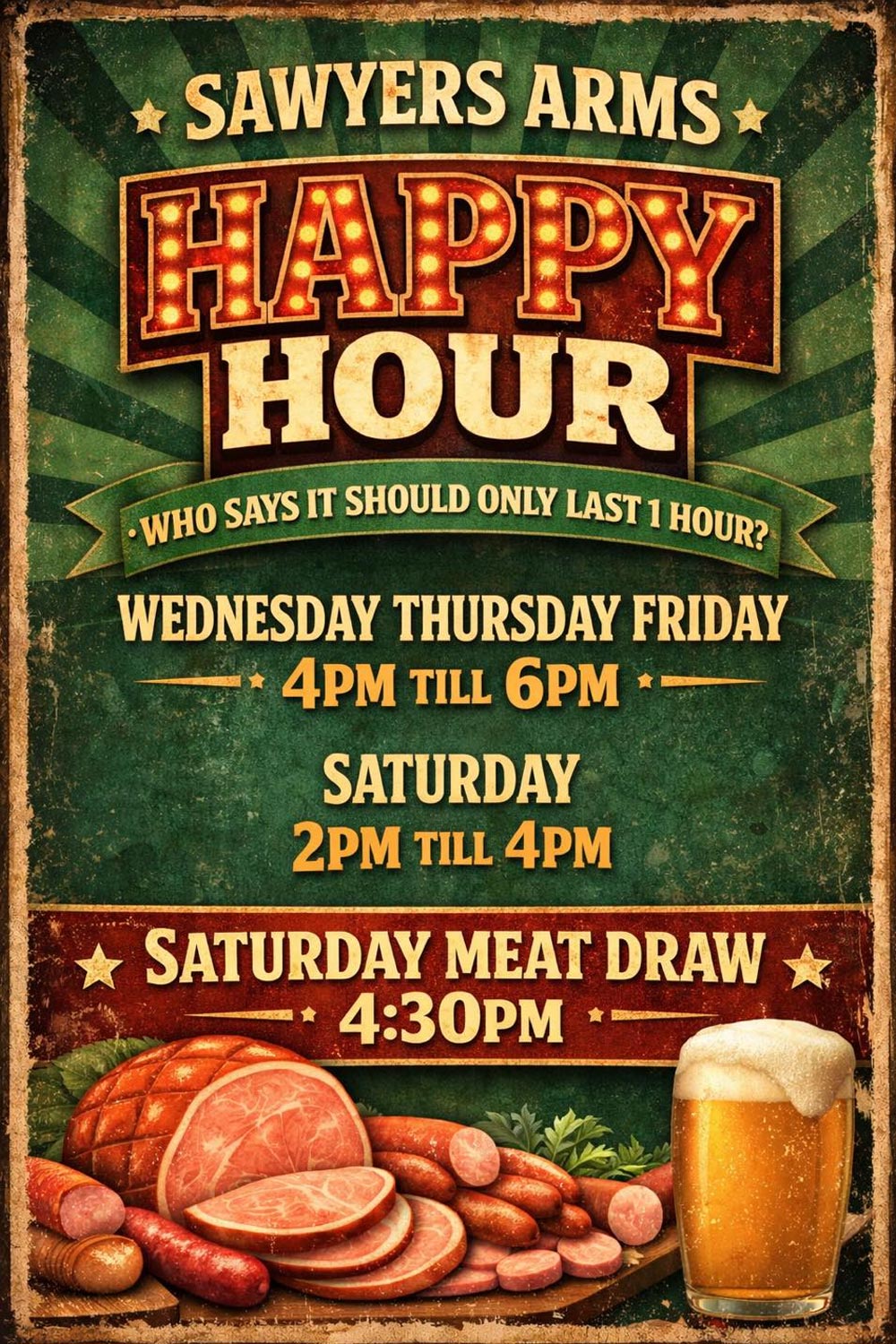 Happy Hour Poster