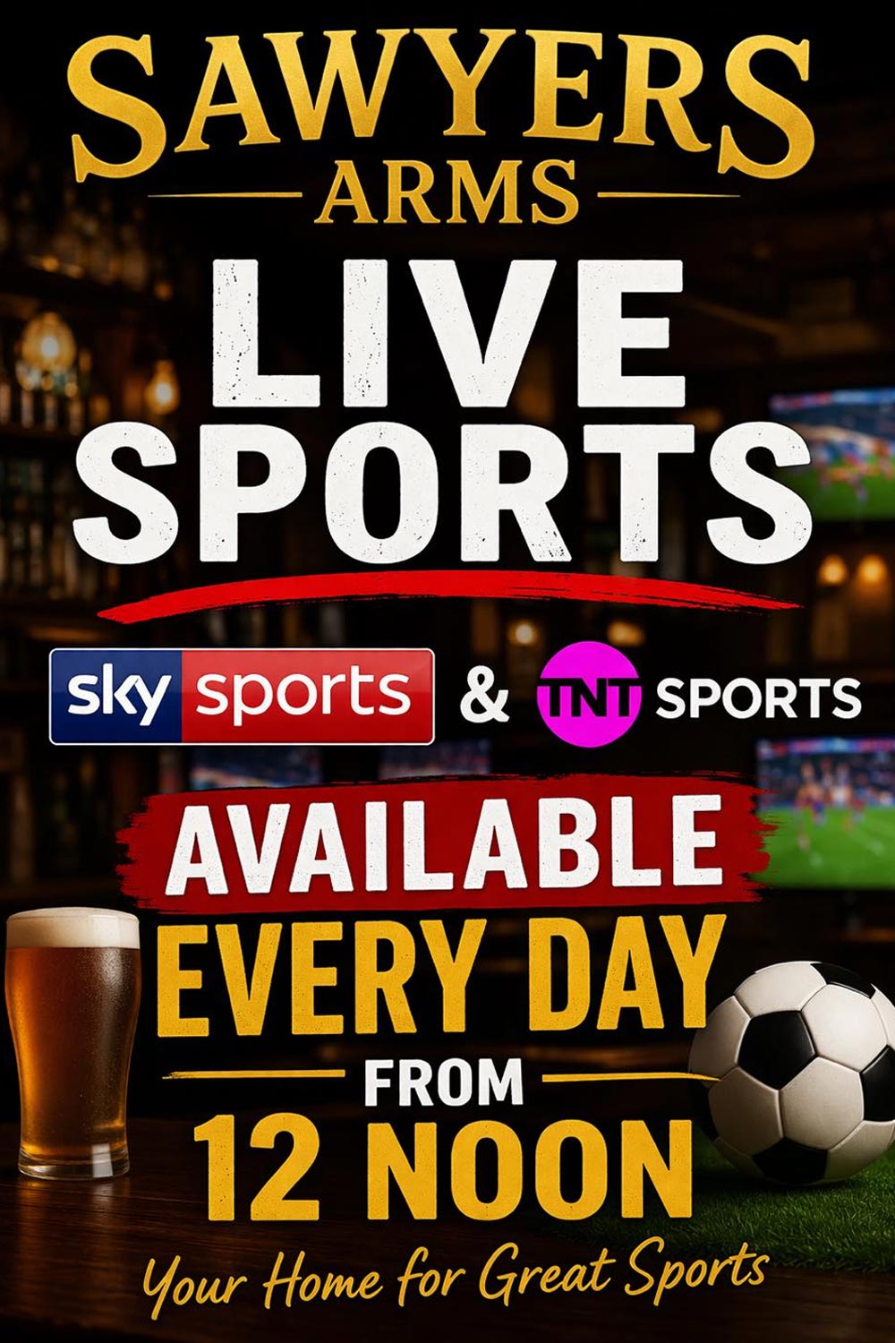 Live Sports Poster