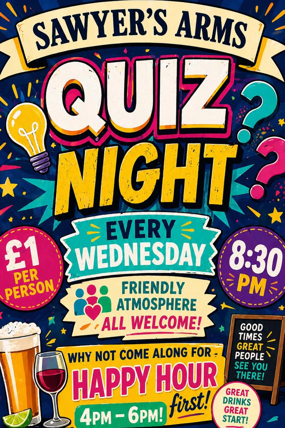 Quiz Night Poster